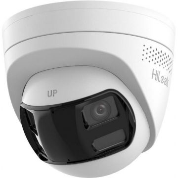 Camera supraveghere IP Hikvision HiLook IPC-T280HAD-LUF/SL, 8MP, 2mm, Iluminare duala, Audio bidirectional, Alarma, slot microSD, PoE, IP67