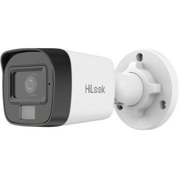 Camera supraveghere IP HiLook Hikvision IPC-B120HA-LUC, 2MP, 2.8mm, Smart Hybrid Light, microfon, PoE, IP67
