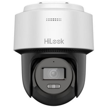 Camera supraveghere IP PT Hikvision HiLook PTZ-N2C200M-DE(2.8mm)(B), 2MP, 2.8mm, Smart Hybrid Light, Audio, slot microSD, PoE, IP66