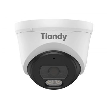 Camera supraveghere IP Tiandy, 4MP, 2.8mm, IR si LED alb, Microfon, slot microSD, PoE, IP67, TC-C34XS 2ETA-28