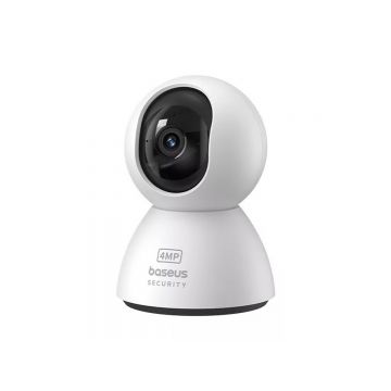Camera supraveghere IP wireless Baseus S0TV012132, Wi-Fi, 4MP, 8x zoom digital, functii AI, audio bidirectional, slot card micro SD, aplicatie mobila