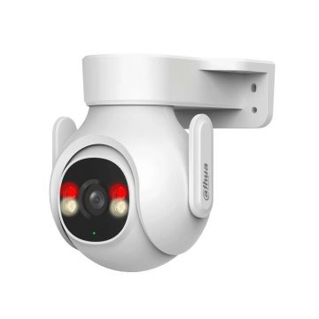 Camera supraveghere IP Wireless de exterior PT, 5MP 3.6mm, Smart Dual Light, Microfon si Difuzor, MicroSD, IP66, Dahua IPC-P5B-PV