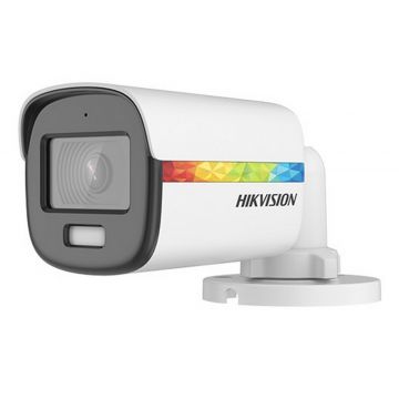 Camera supraveghere TurboHD Hikvision DS-2CE10DF8T-FSLN-2.8mm, 2MP, 2.8mm, ColorVu, Audio, IP67