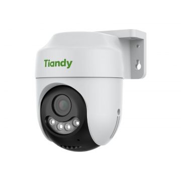 Camera supraveghere Wi-Fi Tiandy, 3MP, rotire si inclinare din aplicatie, IR 50m, lumina alba, alarma audio-vizuala, slot card SD, IP66, TC-H333N-I5WCWIFIEu4mmV4.2