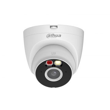 Camera supraveghere wireless Dahua T3A-PV, Wi-Fi 6, Bluetooth, 3MP, IR si LED alb, comunicare bidirectionala, alarma, slot microSD, IP67