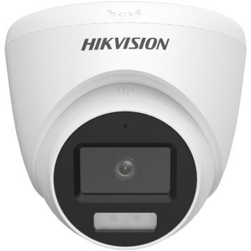 Camera Turret TurboHD, Full HD 2MP, Lentila 2.8mm, Iluminare duala, Microfon, IP67, Hikvision DS-2CE78D0T-LFS(2.8mm)
