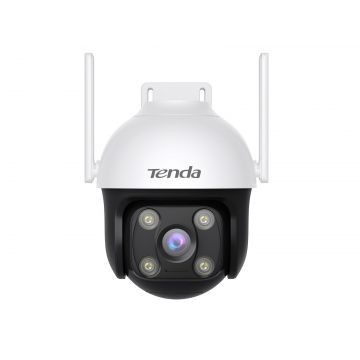 Camera wireless Tenda CH7-WCA, 4MP, 4mm, IR si LED alb, Alarma, rotire si inclinare, include microSD, IP65
