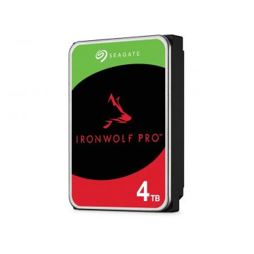 Hard Disk 4TB Seagate IronWolf Pro, 7200 RPM, CMR, NAS, ST4000NT001