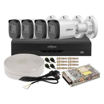 Kit  4 camere 2MP si DVR 4 canale, Dahua KIT8FHD-DAH200-3