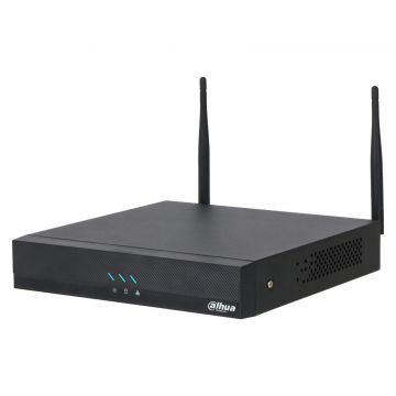 NVR wireless Dahua, 4 canale, Wi-Fi 6, 16MP, HDMI 4K, 1 HDD, AI SMD Plus, 80 Mbps, NVR2104HC-W
