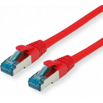 Patchcord SFTP Cat 6A, 0.5M, Rosu, SFTP6A-0.5M-R, SAFER
