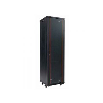 Rack 19 inch, 22U, 600x 800, sarcina 800kg, pentru podea, otel, negru, Safer SAF-NC-6822