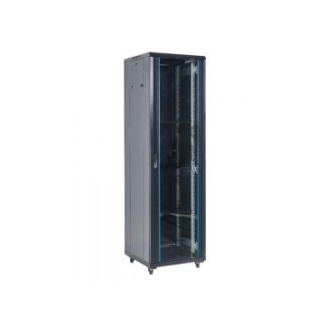 Rack metalic de podea, 19 inch, 32U, 600x 800mm, capacitate 800kg, negru, Xcab XCAB-32U6060S