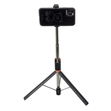 Selfie Stick si Trepied cu Telecomanda Bluetooth, Telescopic, Inaltime Maxima 170 cm