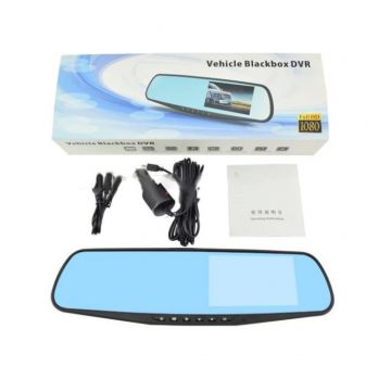 Camera Auto tip Oglinda, LCD 4.3 inch, Full HD 1080P, G-sensor, Lentila Wide 170Grade, Camera Spate, Negru Camera Auto tip Oglinda, LCD 4.3 inch, Full HD 1080P, G-sensor, Lentila Wide 170Grade, Camera Spate, Negru