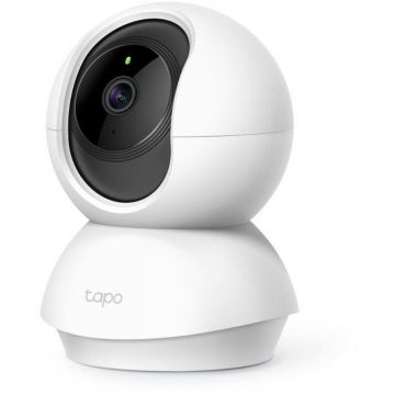 Camera de supraveghere Smart Tapo TC70 cu Pan/Tilt 360 grade, Full HD 1080P, Night Vision