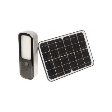 Cameră IP cu panou solar, acumulator APTI-W21R2S-TUYA Smart Wi-Fi, 4G/LTE - 1080p 3.6 mm neagră