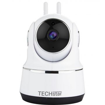 Camera Supraveghere Techstar® CR-988, Full HD, Night Vision, Detectare Miscare, MicroSD Card, Conexiune Hotspot Wireless, USB