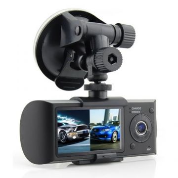 Camera Video Auto SW R300 Dual-Cam cu GPS Logger