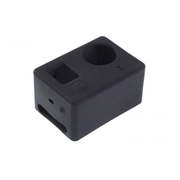 Husa din silicon pentru GoPro Hero 3 Hero 3+ cu spatiu pentru LCD BacPac