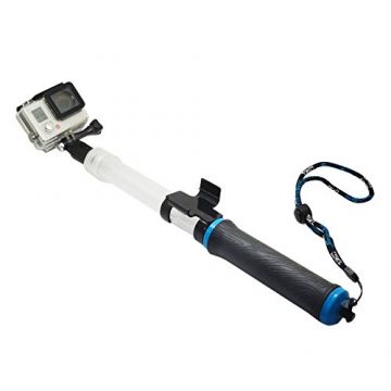 Selfie-stick monopied flotabil cu suport telecomanda 37-62cm pt GoPro, SJCAM GP261