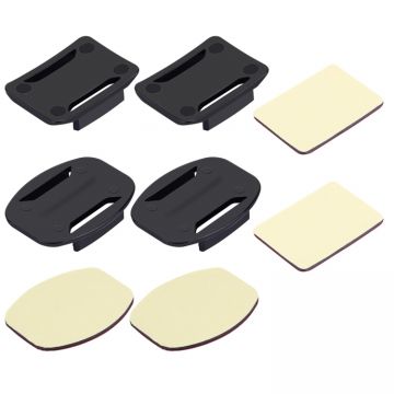 Sistem de prindere PU09 PULUZ cu adeziv 3M pentru GoPro, Xiaoyi si alte camere video sport, Negru