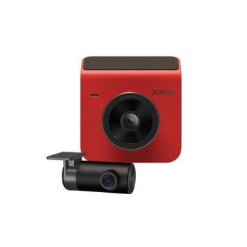 Kit camera Auto Xiaomi 70mai Dash Cam A400, QHD 1440p, IPS 2.0inch, 145 FOV + Camera Spate RC09, 1080p (Rosu/Negru)