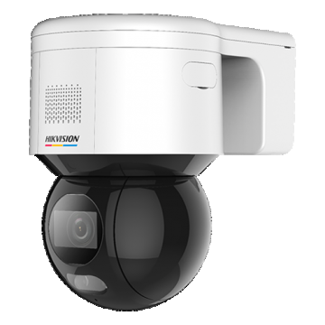 Camera ColorVu, IP, PT, 4 MP, lentila 4mm, WL 30m, Audio, Alarma, PoE, IP66 - HIKVISION DS-2DE3A400BW-DE(F1)(T5)