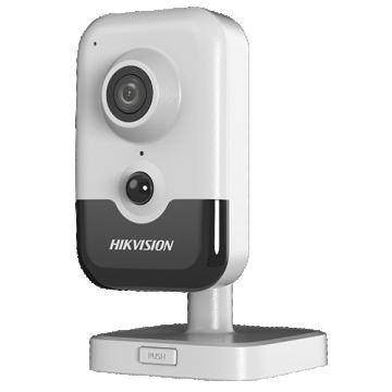 Camera de supraveghere Wi-Fi Cube IP 2.0MP, lentila 2.8mm, AUDIO bidirectional, IR 10m, PIR, SD-card - HIKVISION DS-2CD2421G0-IW-2.8mm