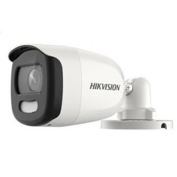 Camera supraveghere ColorVu 5MP lentila 3.6mm lumina alba 20m alimentare POC DS-2CE10HFT-E3 - Hikvision Camera supraveghere ColorVu 5MP lentila 3.6mm lumina alba 20m alimentare POC DS-2CE10HFT-E3 - Hikvision