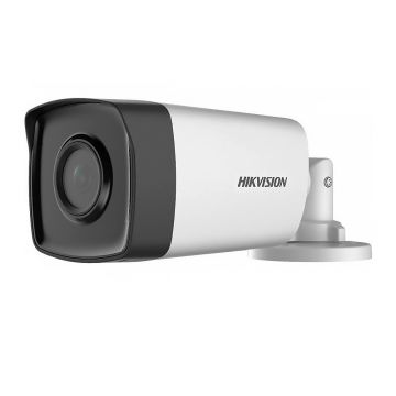 Camera supraveghere exterior Hikvision TurboHD 4.0 DS-2CE17H0T-IT5F, 5 MP, IR 80 m, 3.6 mm + alimentator