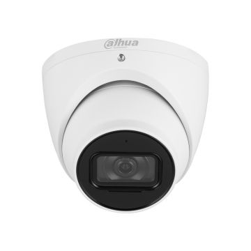 Camera supraveghere interior IP Dome Dahua IPC-HDW3841EM-S-0280B-S2, PoE, 2.8 mm, 4K, IR 30m, microfon , slot card