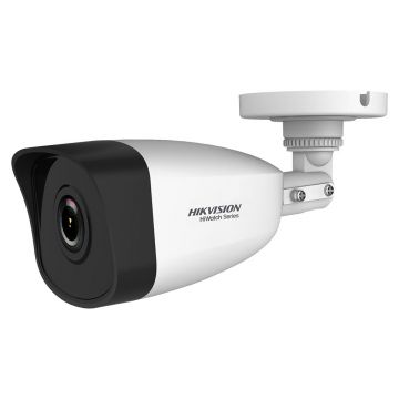 Camera supraveghere IP exterior Hikvision HiWatch HWI-B140H2C, 4 MP, IR 30 m, 2.8 mm, PoE