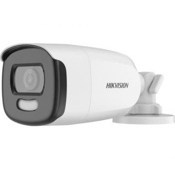 Camera Supraveghere Video Hikvision Turbo HD DS-2CE12HFT-F28, 5MP, 2560×1944@20fps, F1.0, 2.8mm (Alb)