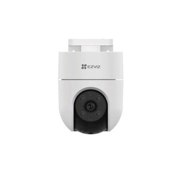 Camera supraveghere wireless IP WiFi PT Ezviz Full color H8C 2MP, IR/lumina alba 30 m, 4 mm, slot card, microfon, detectare miscare