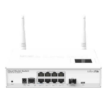 Cloud Router Switch 8 x Gigabit, 1 x SFP - Mikrotik CRS109-8G-1S-2HnD-IN Cloud Router Switch 8 x Gigabit, 1 x SFP - Mikrotik CRS109-8G-1S-2HnD-IN