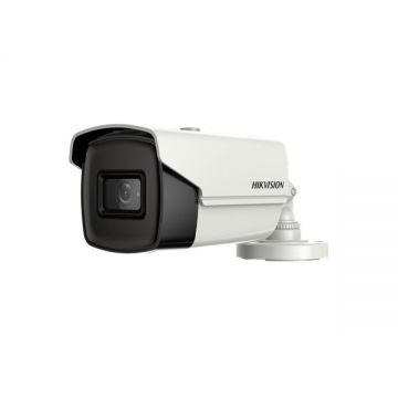 Kit Camera supraveghere exterior HikVision TurboHD DS-2CE16U1T-IT5F, 8 MP, IR 80 m, 3.6 mm + alimentator