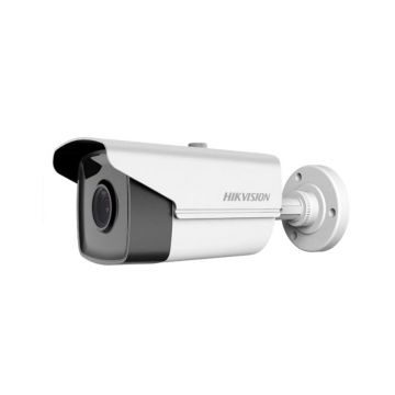 Kit Camera supraveghere exterior Hikvision Ultra Low Light TurboHD DS-2CE16D8T-IT5E , 2 MP, IR 80 m, 3.6 mm, PoC + alimentator
