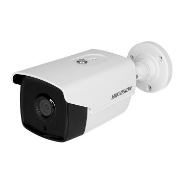 Kit Camera supraveghere exterior Hikvision Ultra Low Light TurboHD DS-2CE16D8T-IT5F, 2 MP, IR 80 m, 3.6 mm + alimentator