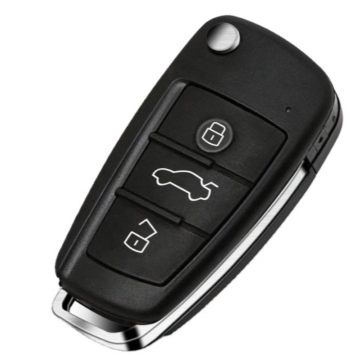 Mini camera spion HD tip breloc, incorporata in cheie auto, night vision, DVR, detectia miscarii, reincarcabila