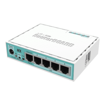 Router hEX, 5 x Gigabit, RouterOS L4 - Mikrotik RB750Gr3