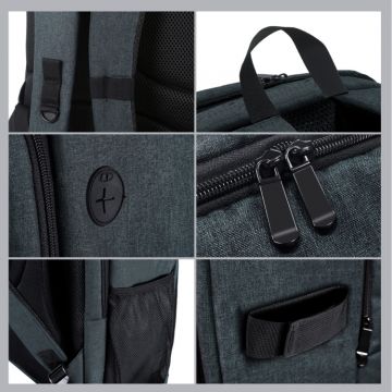 Rucsac impermeabil PU5011H Puluz pentru camera video sport si accesorii, Gri