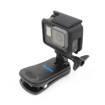 Sistem de prindere rucsac Telesin pentru camere video sport, Negru