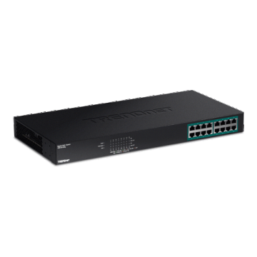 Switch 16 porturi Gigabit PoE+246W-TRENDnet TPE-TG160G