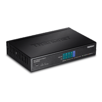 Switch 5 porturi - 4 Gigabit PoE+ 31W'1 x Gigabit - TRENDnet TPE-TG50ES