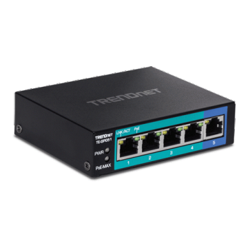 Switch 5 porturi Gigabit PoE+ 35W - TRENDnet TE-GP051