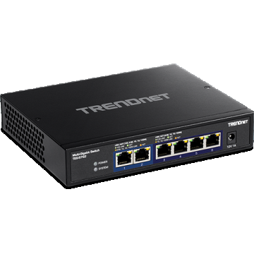 Switch 6 porturi, 4 x 2.5G si 2 x 10G , Fanless - TRENDnet TEG-S762