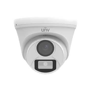 Cameră de supraveghere analogică, interior,  2 Megapixeli, lentilă 2.8mm, lumină albă 20m, IP67, ColourHunter - UNV UAC-T112-F28-W Cameră de supraveghere analogică, interior,  2 Megapixeli, lentilă 2.8mm, lumină albă 20m, IP67, ColourHunter - UNV UAC-T112-F28-W