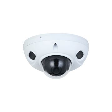 Camera supraveghere IP Dome Dahua IPC-HDBW3541F-AS-0280B-S2, 5 MP, 2.8 mm, IR 30 m, slot card, microfon, PoE