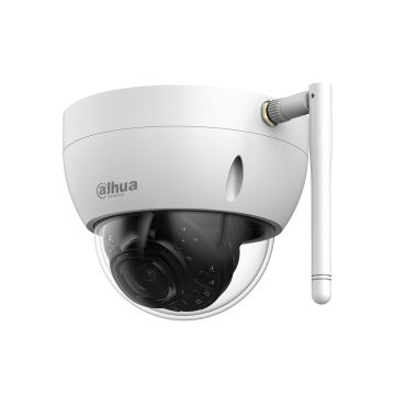 Camera supraveghere wireless IP WiFi Dome Dahua IPC-HDBW1235E-W-0280B-S2, 2 MP, IR 30 m, 2.8 mm, slot card